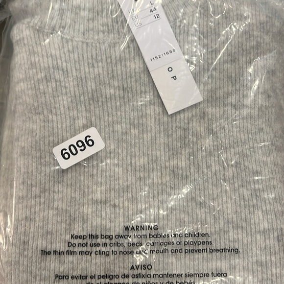 TOP SHOP | Midi dress | Grey Sleeveless Sweater | Size 12 | NWT - Picture 9 of 9